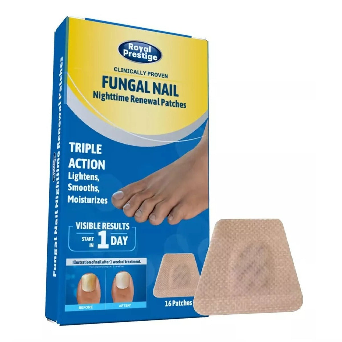 FungiPatch™ – Dile adiós a los hongos y recupera la confianza en tus pies