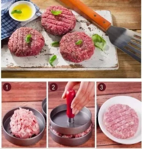 BurgerPress™-Hamburguesas perfectas en segundos, como un verdadero chef. 👨🍳🔥