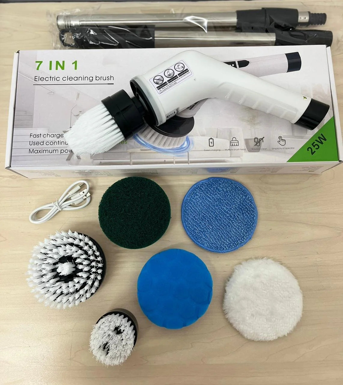 MultiClean™-Cepillo Eléctrico Multifuncional 7 en 1