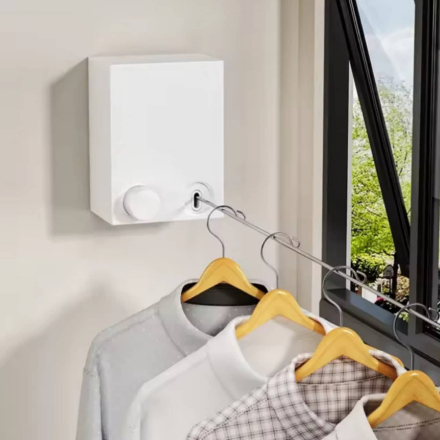 SecaRex™-Colgador de Ropa Retráctil