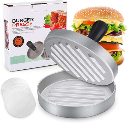 BurgerPress™-Hamburguesas perfectas en segundos, como un verdadero chef. 👨‍🍳🔥