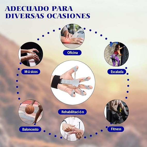 FlexiGrip™-Ligas de Ejercicio para Dedos PACK X2