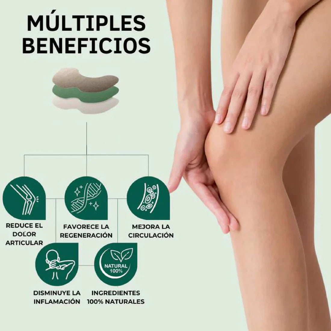 AliviPatch™-Parches para el Dolor de Rodillas