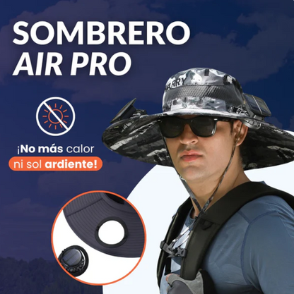 AirPro™-Sombrero con Ventiladores Solar