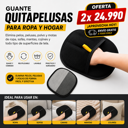 Guante Removedor de Pelos