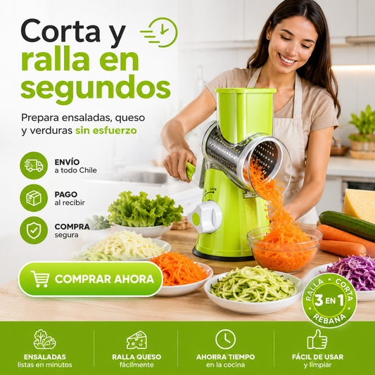 Cortaplus™-Picadora Manual 3 Cuchillas