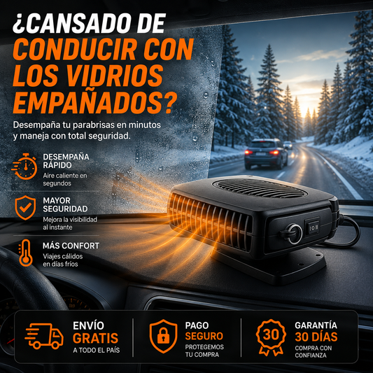 Calefactor Portátil Para Vehículo