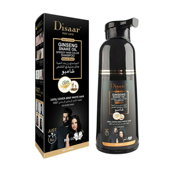 Disaar™-Shampoo Cubre Canas Negro 400ml