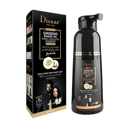 Disaar™-Shampoo Cubre Canas Negro 400ml