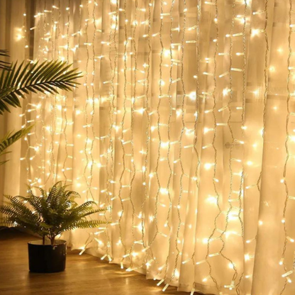 Luces de Cortina Navideñas 3x2 Metros