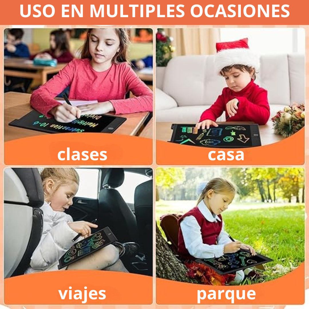 DibuJoy® – Tablet Creativa LCD Infantil 2X1