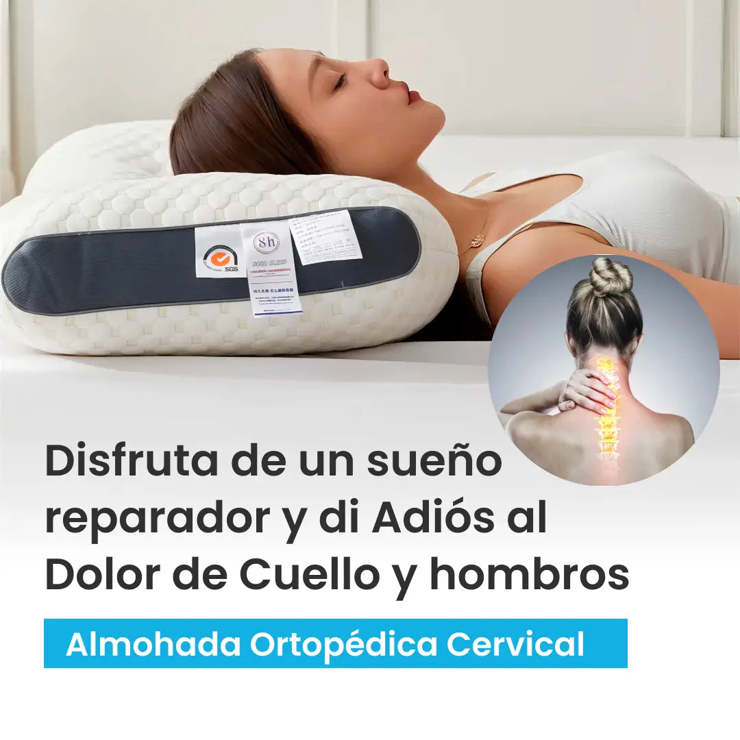 DescansoPerfecto™-Almohada Ortopédica Premium
