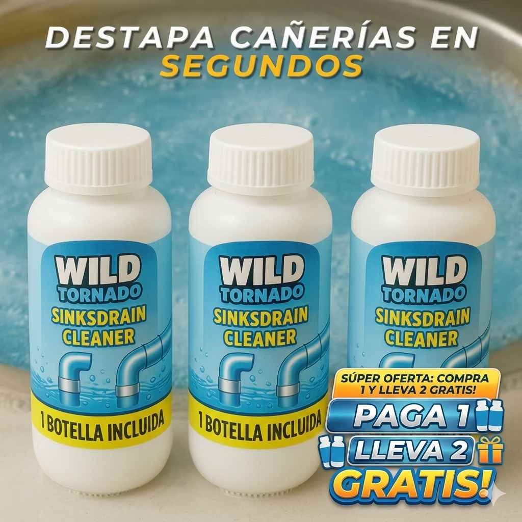 WildTornado™-Destapa cañerías