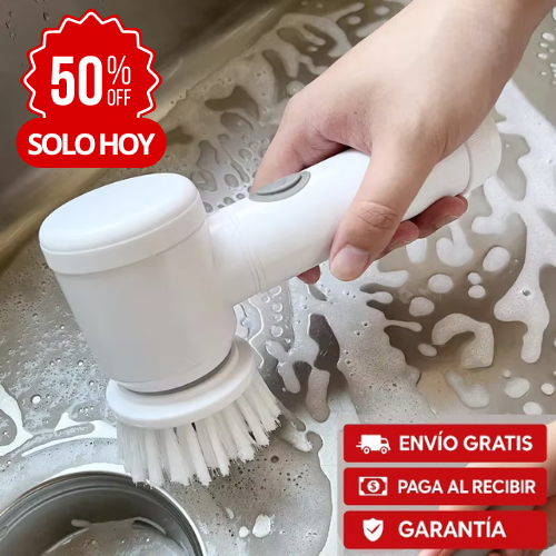 LimpiaFácil™-Cepillo Eléctrico de Limpieza