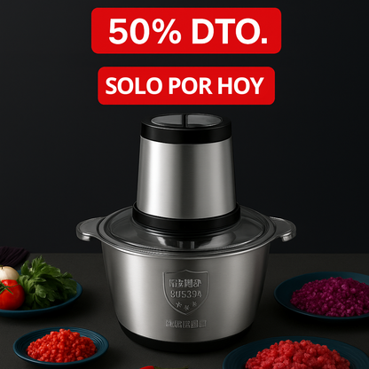 Picadora Eléctrica 2 Litros – ¡Tu mejor aliada este 18 de septiembre!