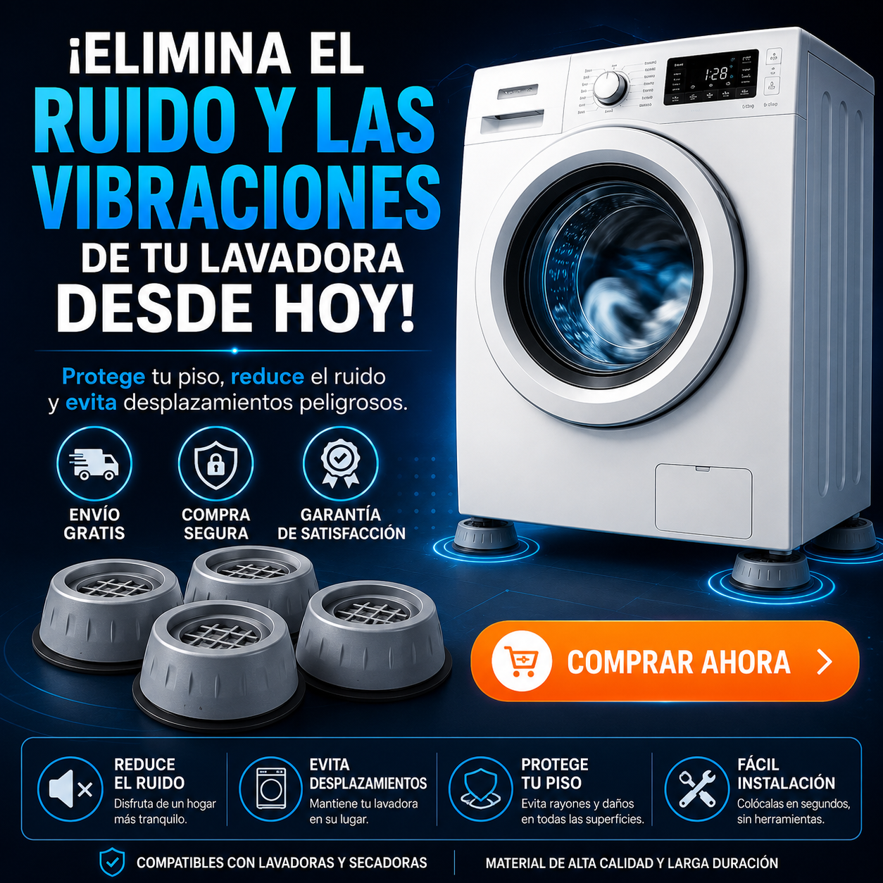 Soportes Antivibración y Ruidos