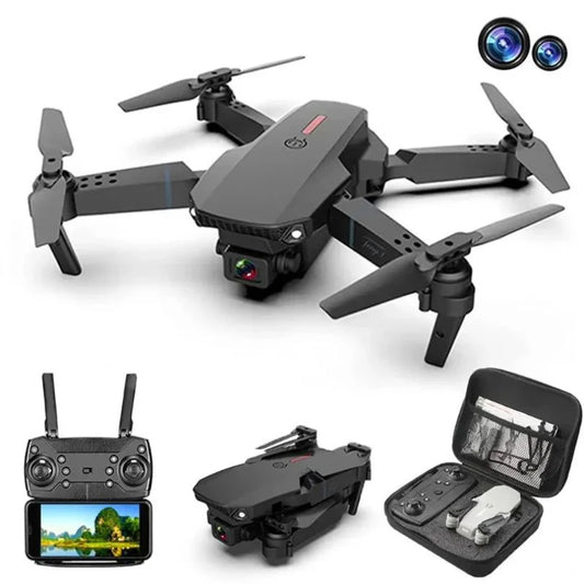 Dron 4K E88 Plegable con WiFi FPV