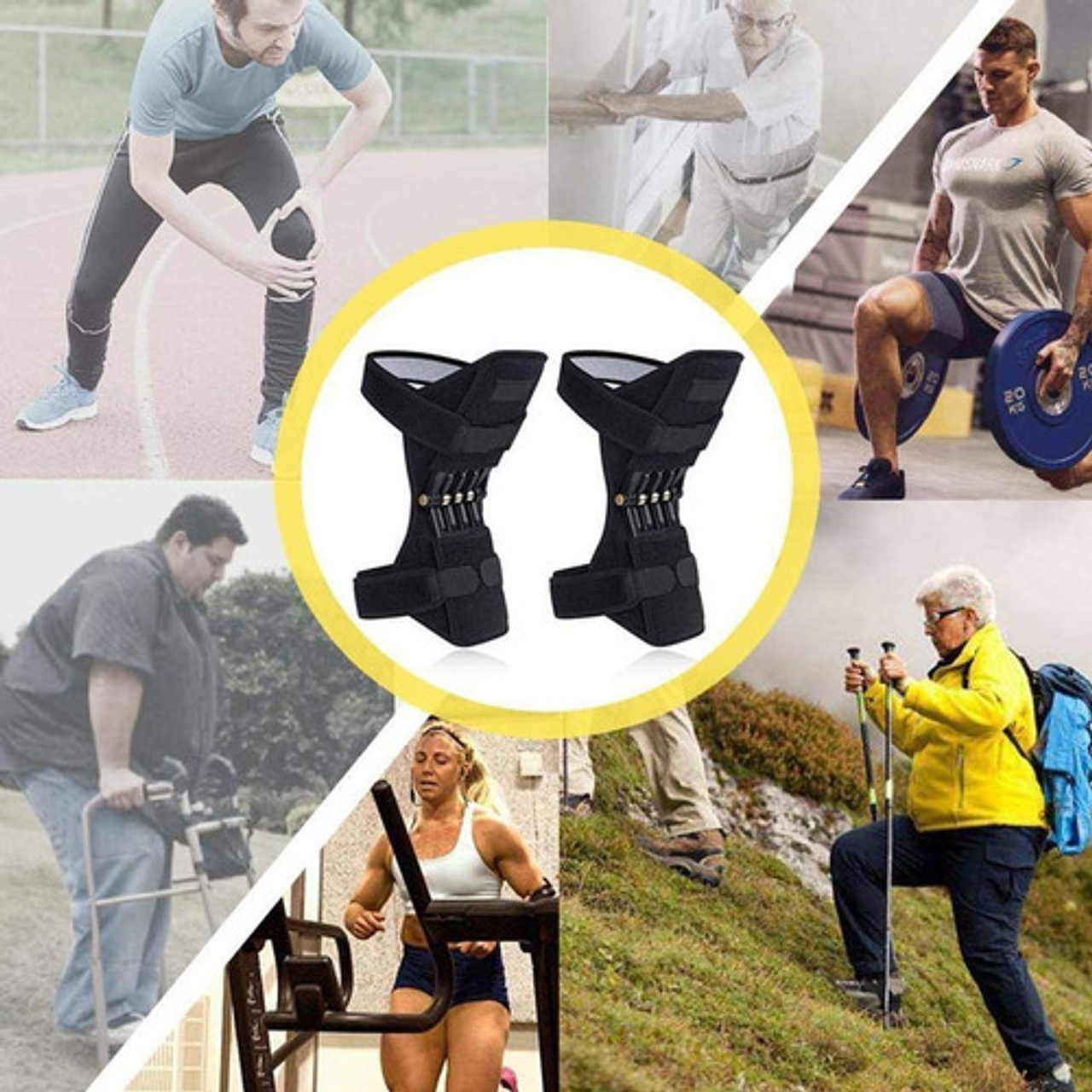 KneeForce™-Estabilidad que te impulsa, soporte que te acompaña.